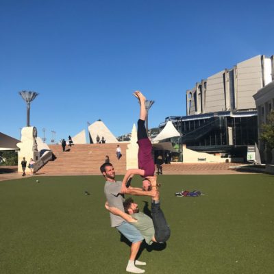 Some fancy Acroyoga in Town :) 