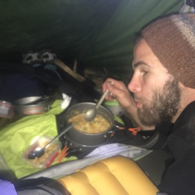 Dinner in tent